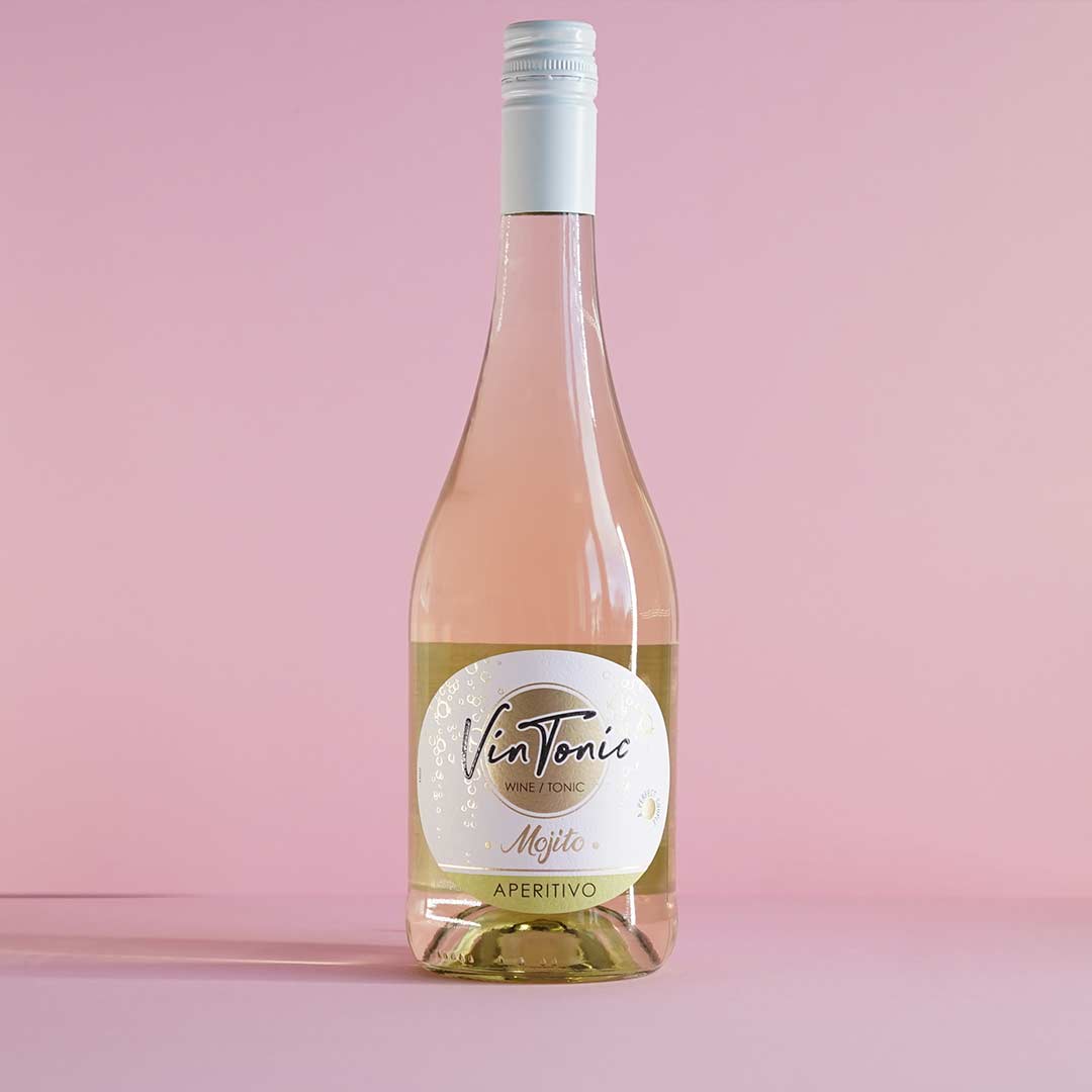 mojito-vintonic-flasche-vor-rosa-hintergrund