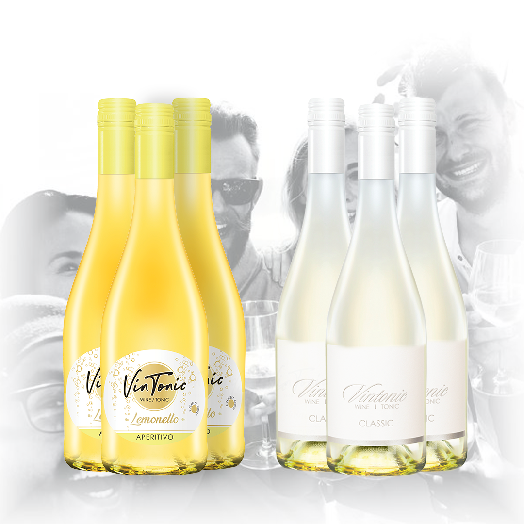 VinTonic Mix - 3 x Classic + 3 x Lemonello | 6 x 0,75 L