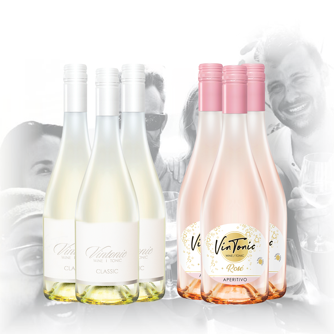 VinTonic Mix - 3 x Classic + 3 x Rosé | 6 x 0,75 L