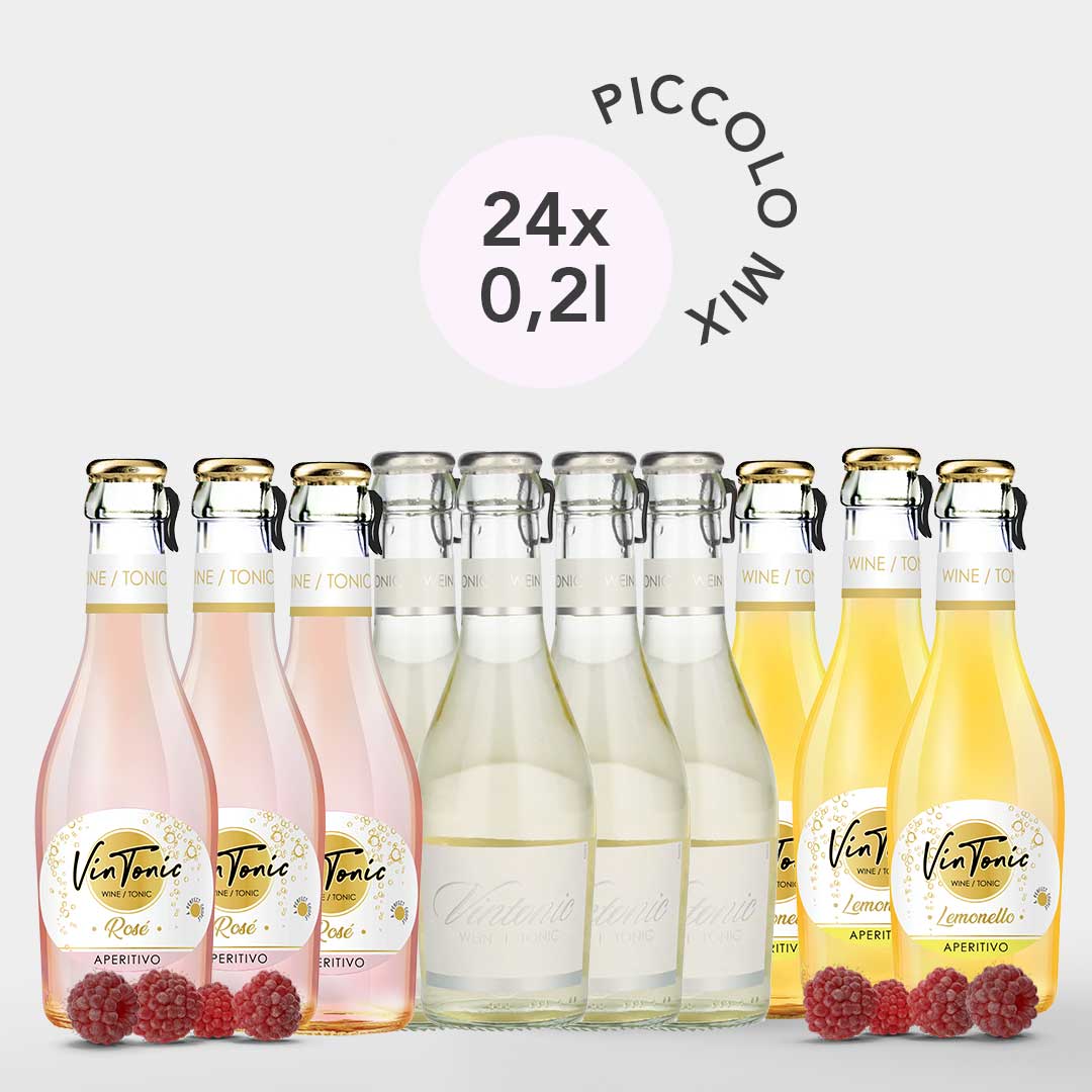 VinTonic Piccolo Mix - 8 Classic, 8 Rosé, 8 Lemonello